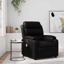 Specifications of the Black Faux Leather Massage Recliner Chair