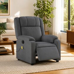 Specifications of the Electric Massage Recliner Chair Grey Fabric
