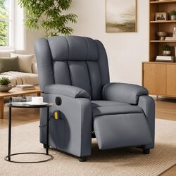 Specifications of Grey Faux Leather Massage Recliner Chair