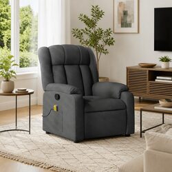 Specifications of Grey Fabric Massage Recliner Chair