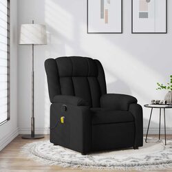 Specifications of Black Fabric Manual Recline Massage Chair