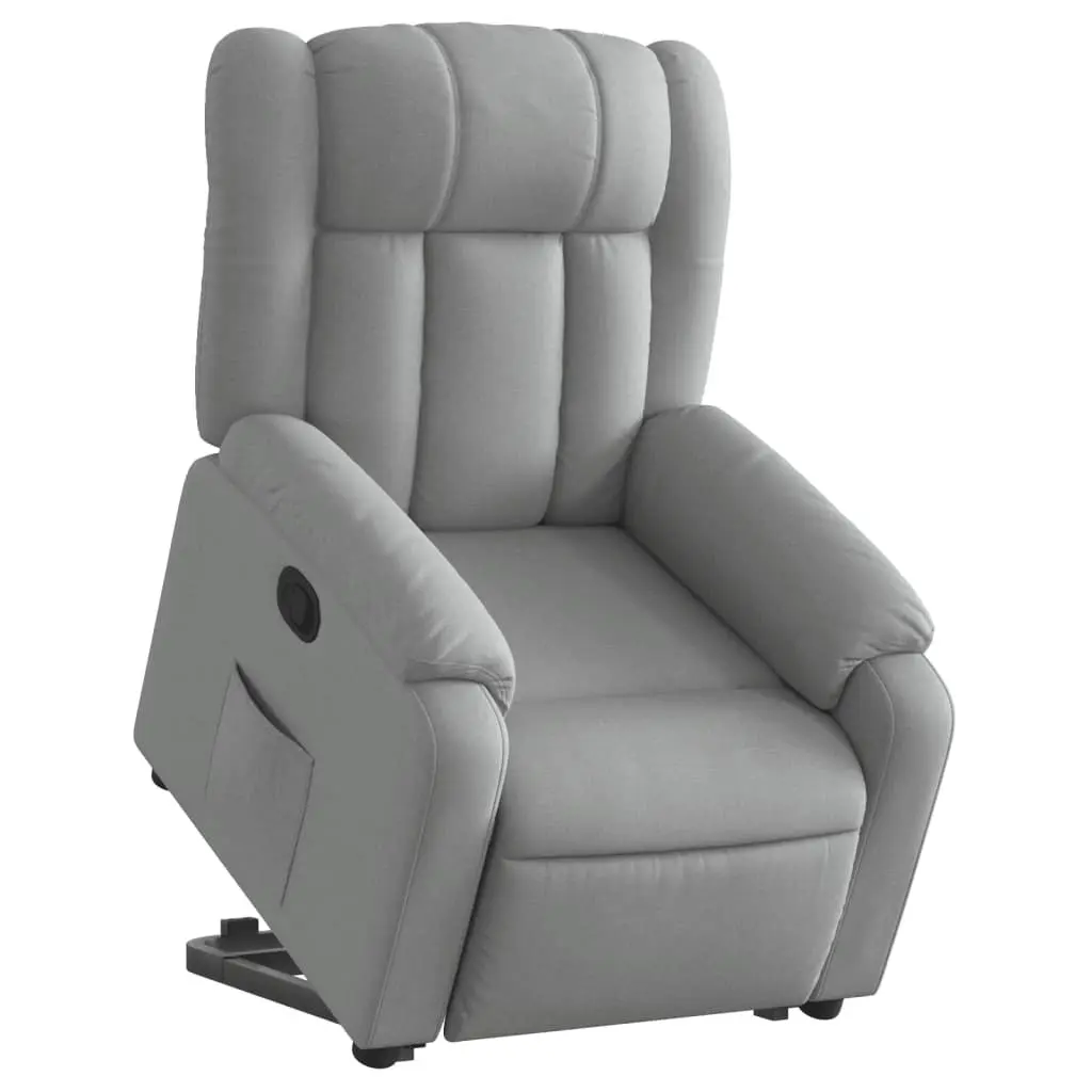 Light Grey Stand Up Massage Recliner