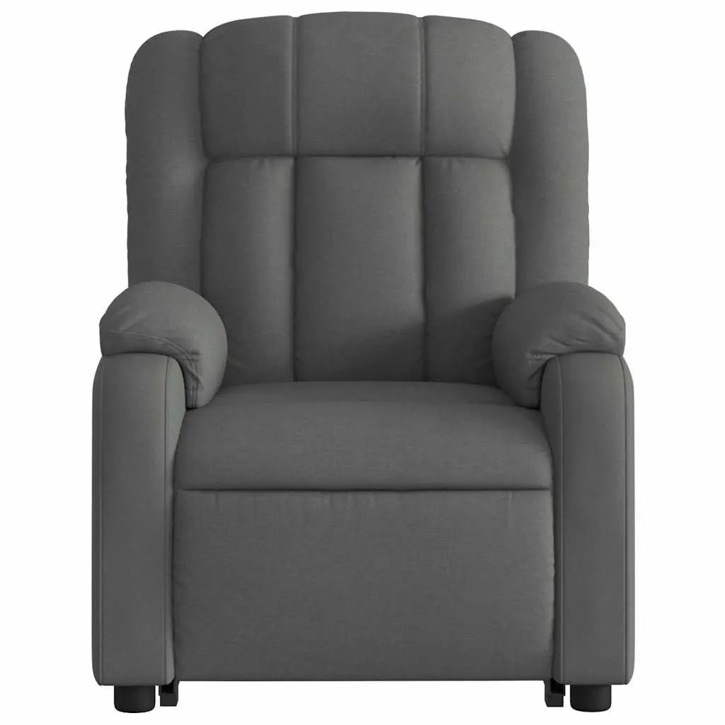 Electric Stand Up Recliner Chair for Elderly Grey Fabric