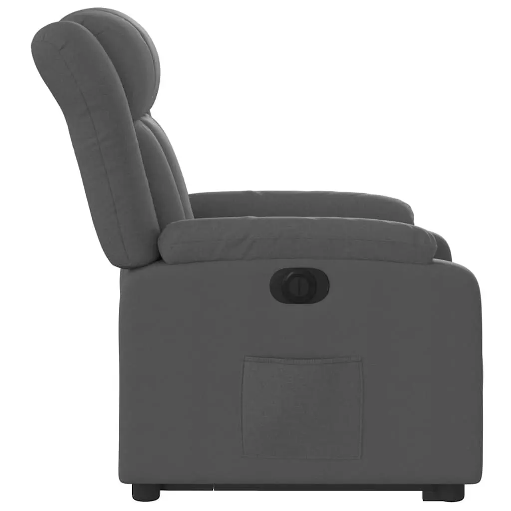 Electric Stand Up Recliner Chair for Elderly Grey Fabric