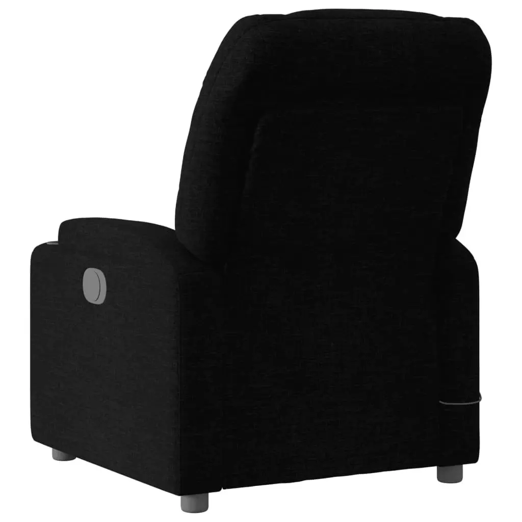 Manual Recline Massage Chair in Black
