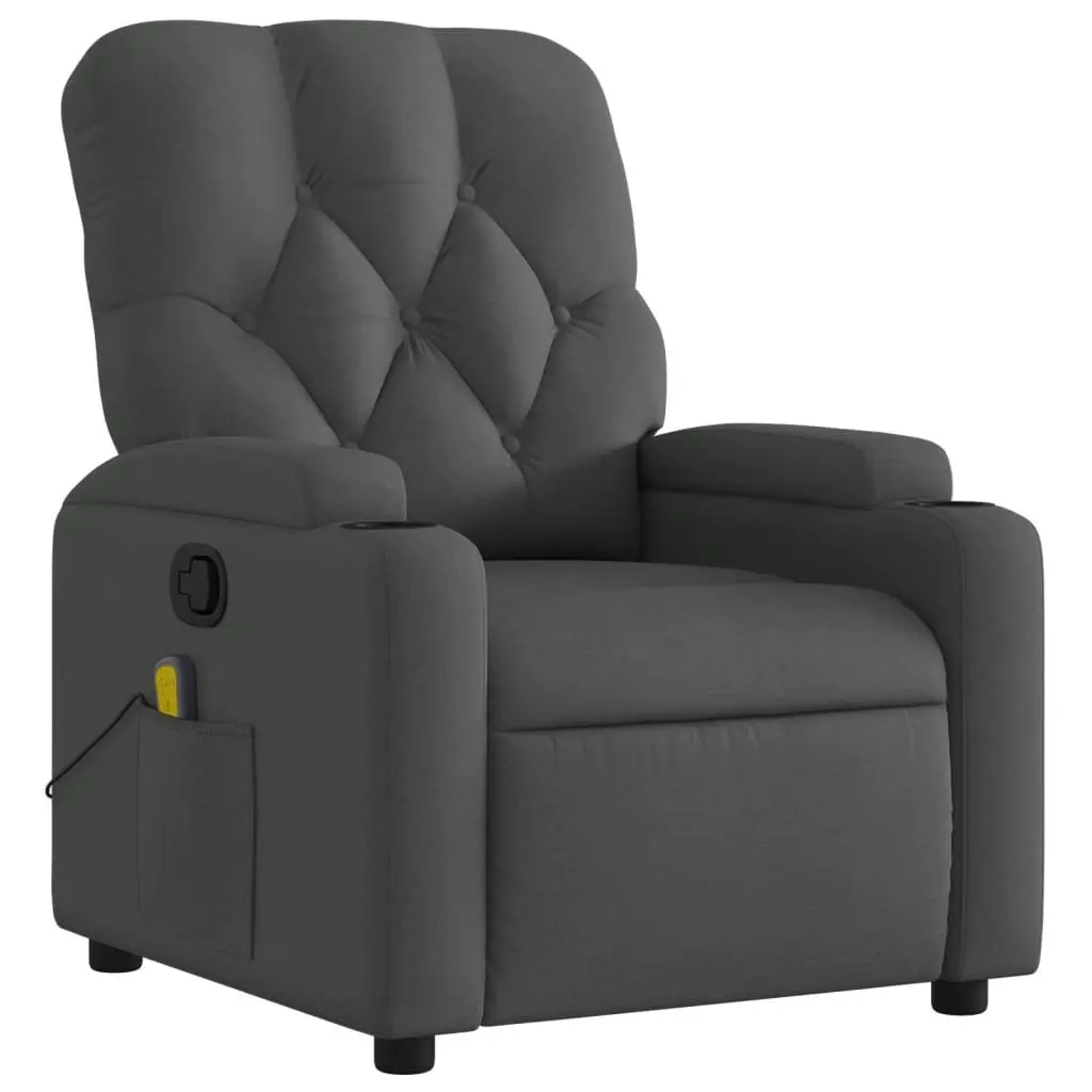 Grey Manual Reclining Chair with Massage