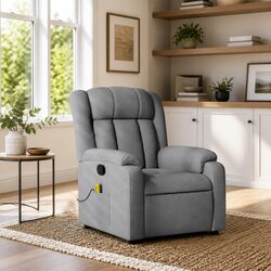 Specifications of the Adjustable Grey Fabric Massage Recliner