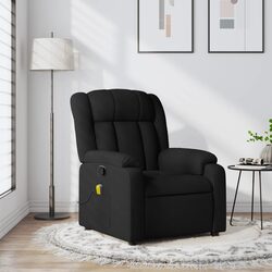 Specifications of the Black Fabric Massage Recliner Chair