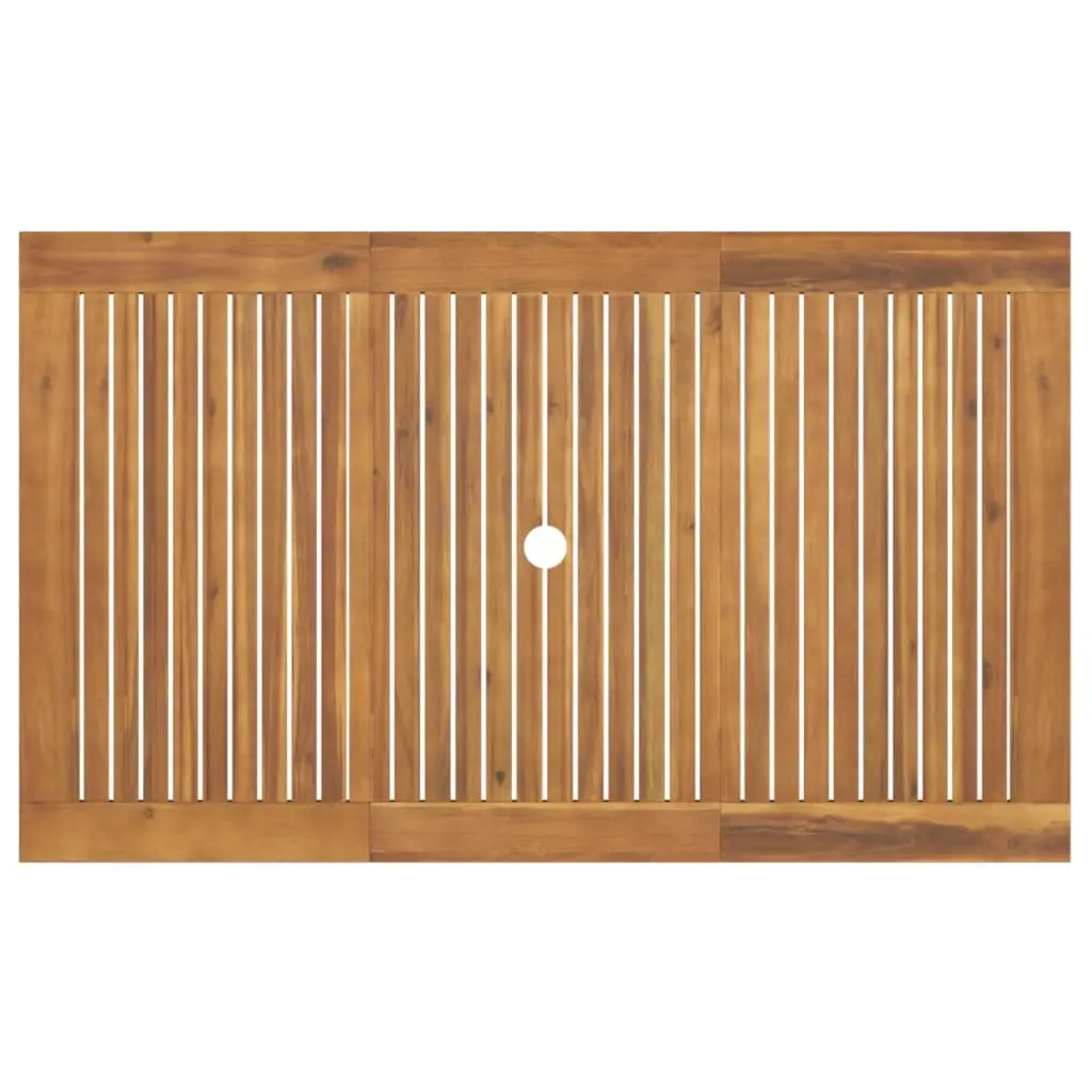 5 Piece Garden Dining Set with Solid Acacia Wood