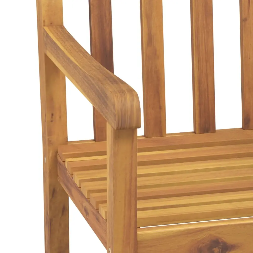 5 Piece Garden Dining Set with Solid Acacia Wood