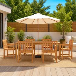 7-Piece Garden Dining Set: Dimensions & Specs Inside