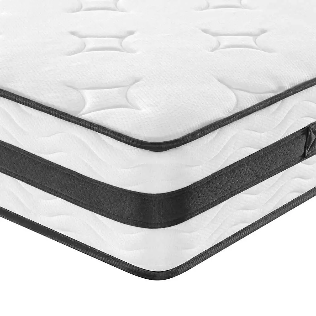 Bonnell Spring Mattress Double Size 137x190 cm Medium Firmness Foam Layers Sleep
