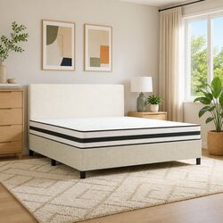 Bonnell Spring Mattress Dimensions 183x203 cm, Medium Firm Comfort