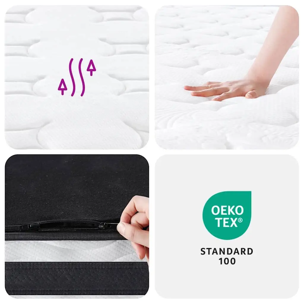 Bonnell Spring Mattress for Supportive Sleep Queen Size 183x203cm Medium Firm Foam Comfort