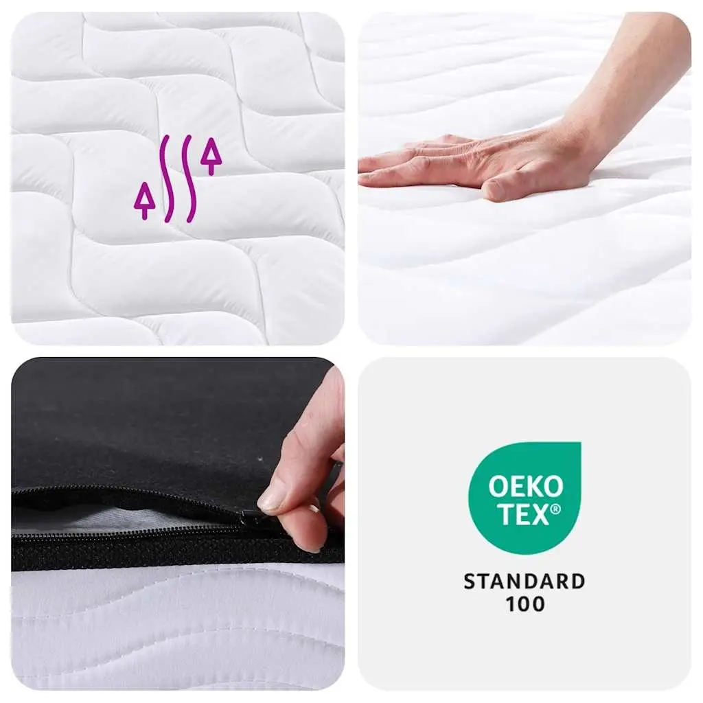Bonnell Spring Mattress Medium Firm Support for Bedroom 183x203cm