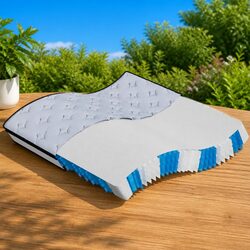Pocket Spring Mattress King Size 183x203 cm Medium Firmness 7-Zone Support Bed