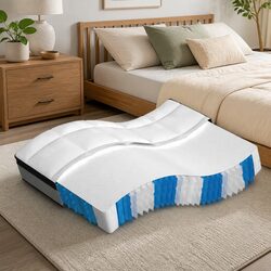 Pocket Spring Mattress 137x190 cm with Medium Plus Firmness