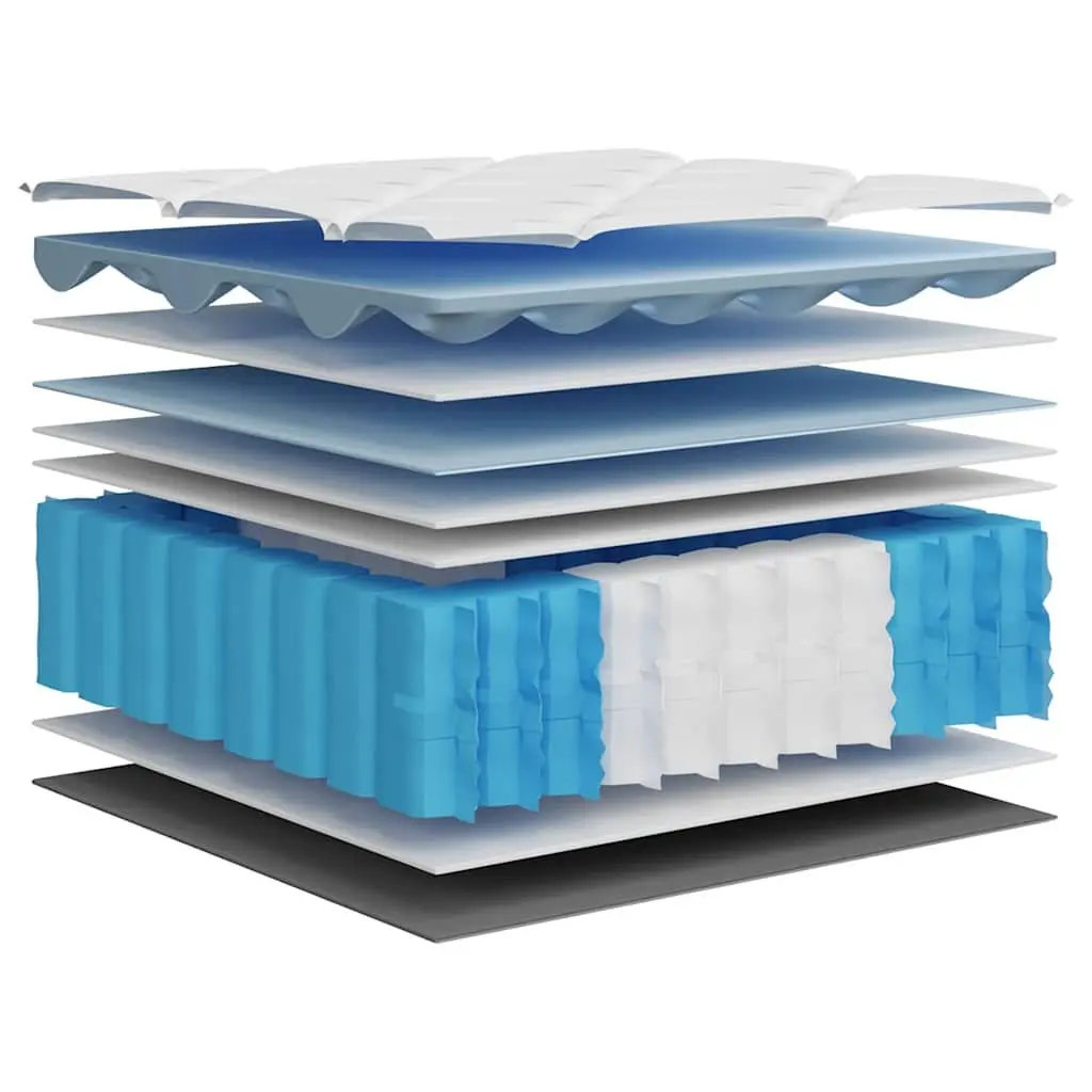 Pocket Spring Mattress Queen Size 152x203cm White, Medium Plus