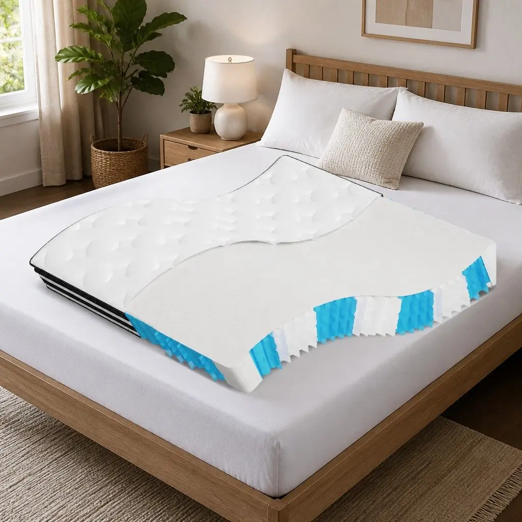 Pocket Spring Mattress King Size 183x203cm Medium Firmness
