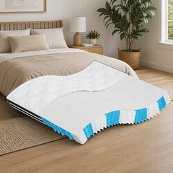 Pocket Spring Mattress King Size 183x203cm Medium Firmness