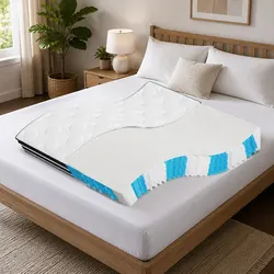 Pocket Spring Mattress King Size 183x203cm Medium Firmness