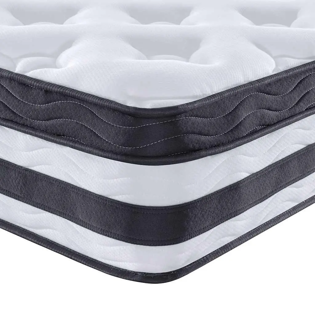 Pocket Spring Mattress King Size 183x203cm Medium Firmness