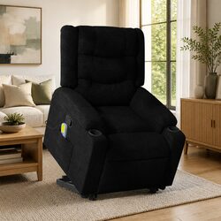 Specifications of Black Fabric Massage Recliner Chair