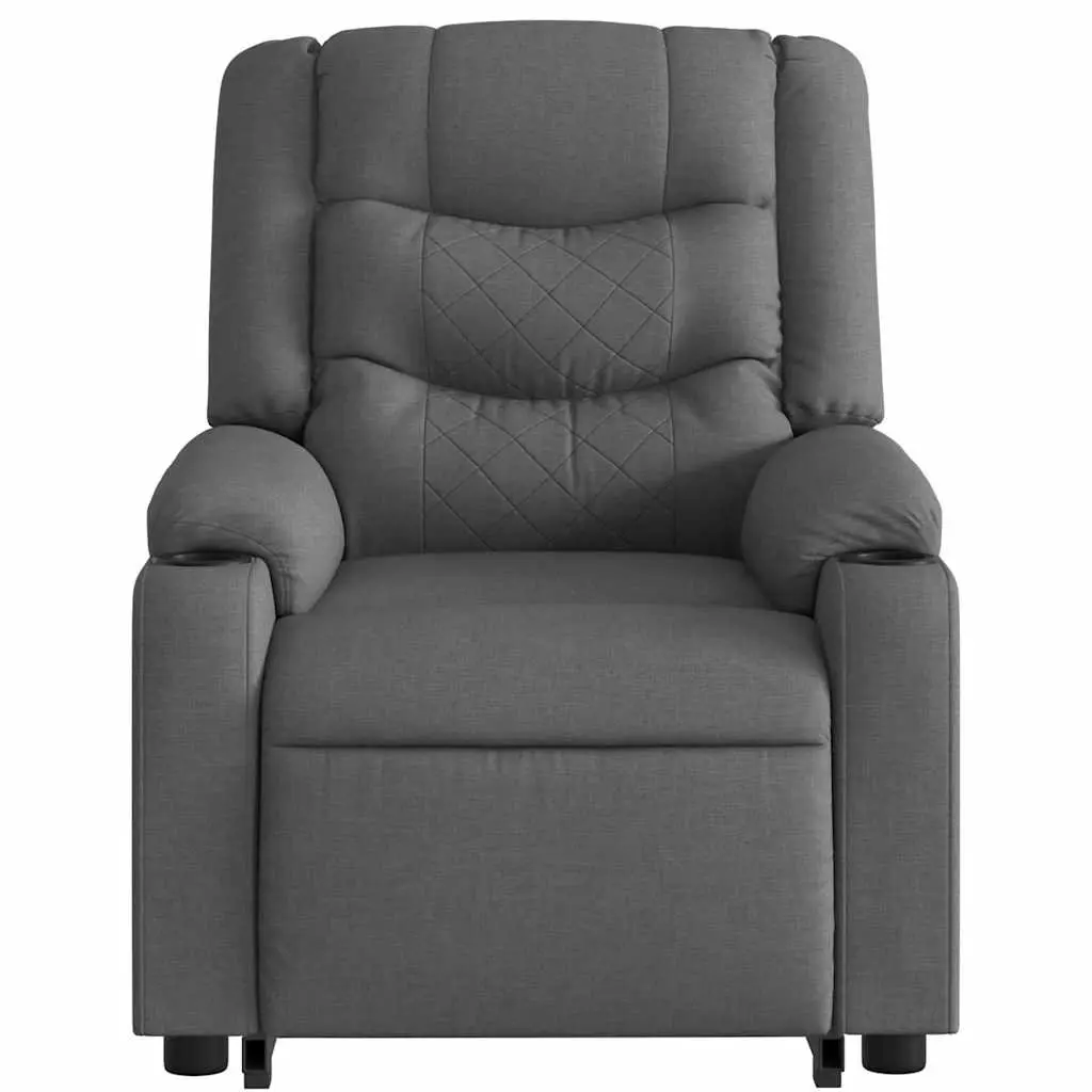 Electric Massage Recliner Chair for Elderly Comfort Fabric Armchair 135 Degrees