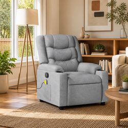 Specifications of the Manual Grey Massage Recliner Chair