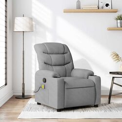 Specifications of Grey Fabric Massage Recliner Chair