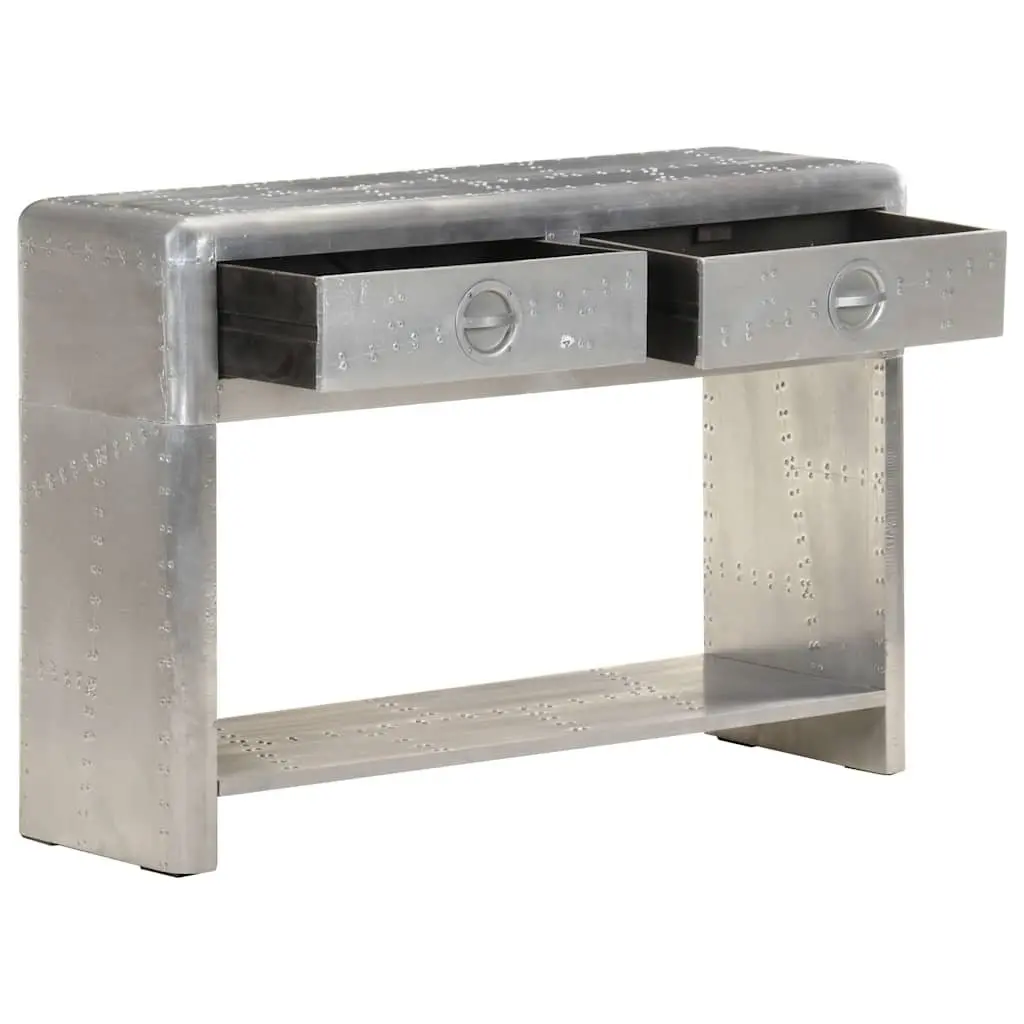 Metal Sideboard Storage Cabinet for Home 110x35x75 cm Silver