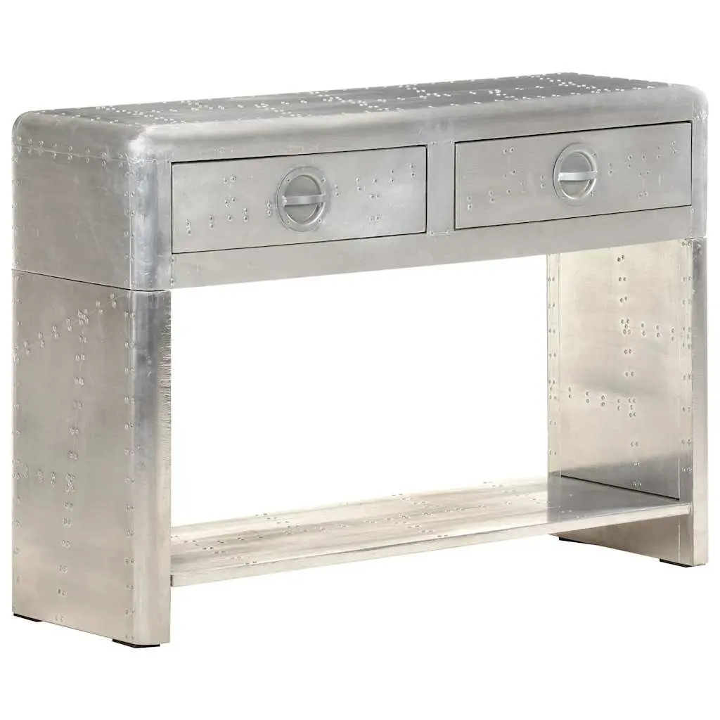 Metal Sideboard Storage Cabinet for Home 110x35x75 cm Silver