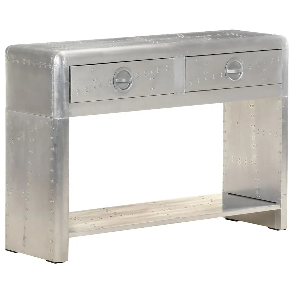 Metal Sideboard Storage Cabinet for Home 110x35x75 cm Silver