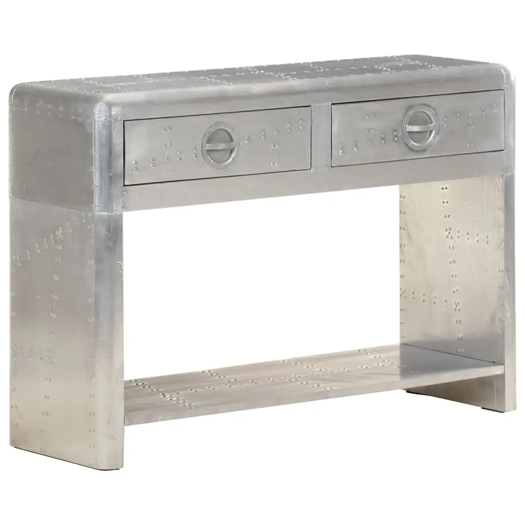 Metal Sideboard Storage Cabinet for Home 110x35x75 cm Silver