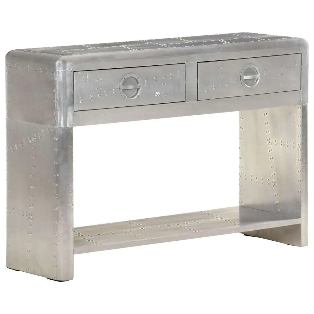Metal Sideboard Storage Cabinet for Home 110x35x75 cm Silver