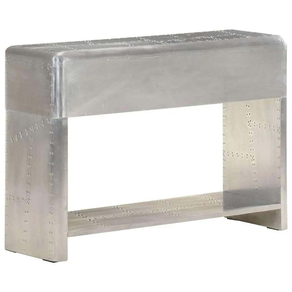 Metal Sideboard Storage Cabinet for Home 110x35x75 cm Silver