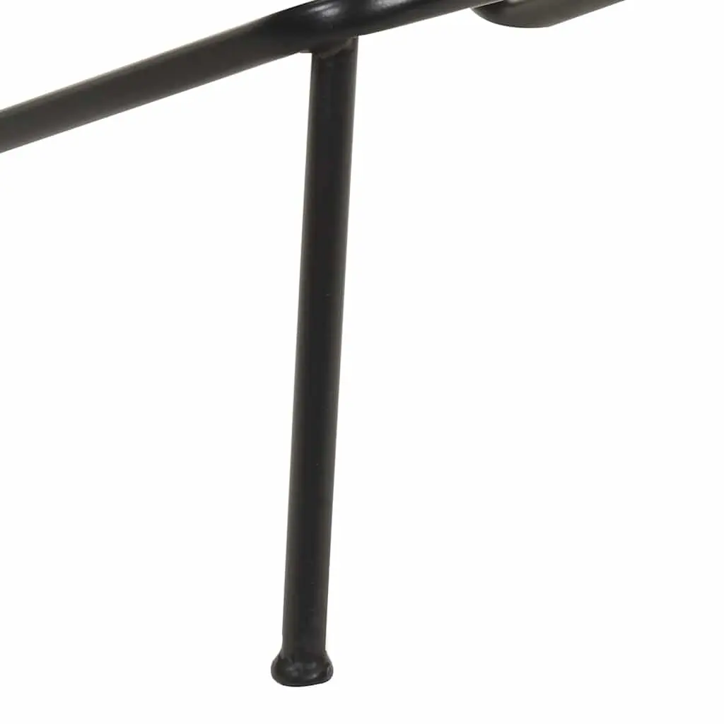 4-Piece Bar Stools Set in Brown Leather