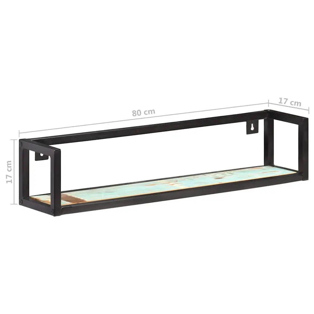 Wall Shelves Industrial Style Floating Shelving 80 cm 2 Piece