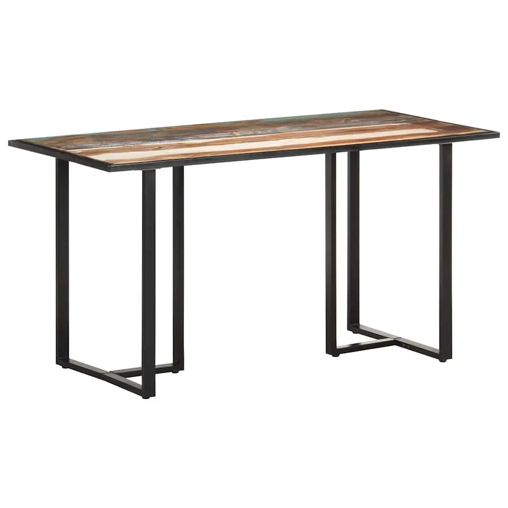 140cm Solid Reclaimed Wood Dining Table