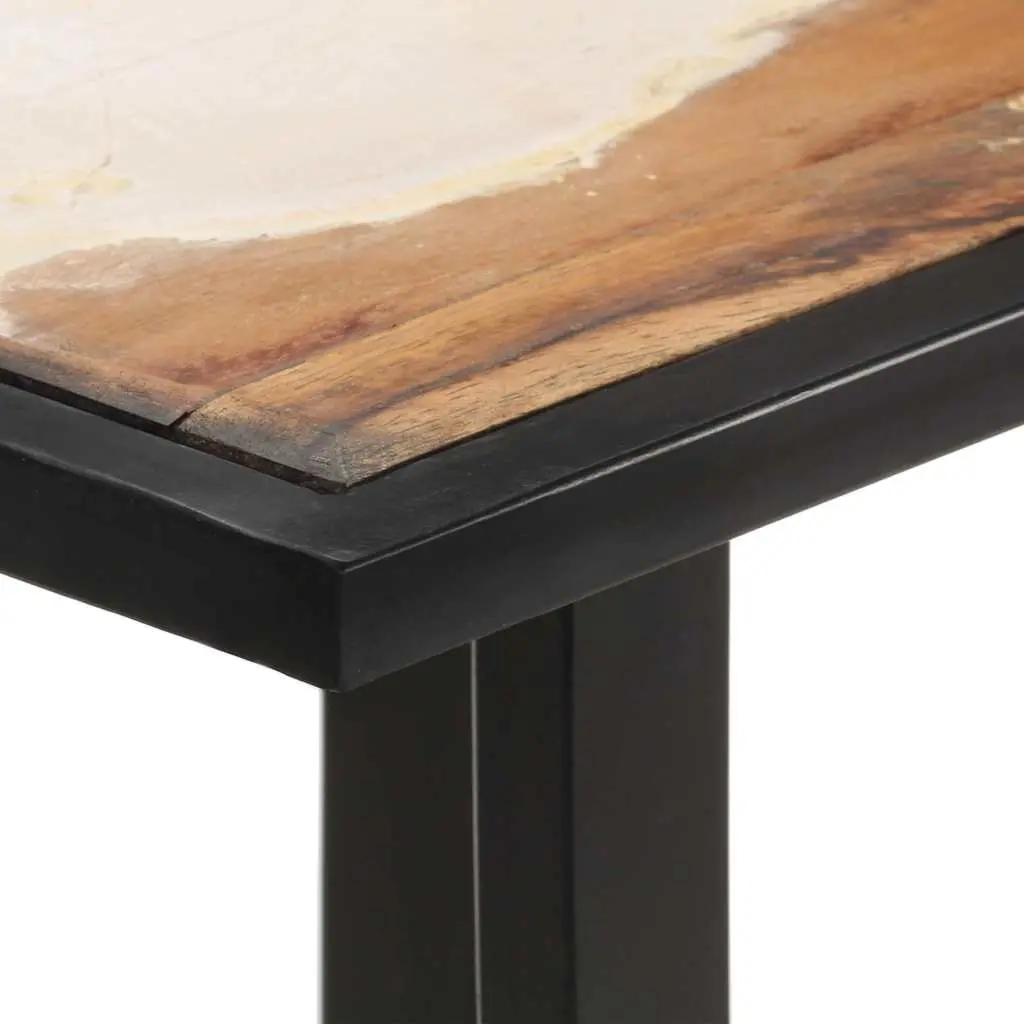 140cm Solid Reclaimed Wood Dining Table