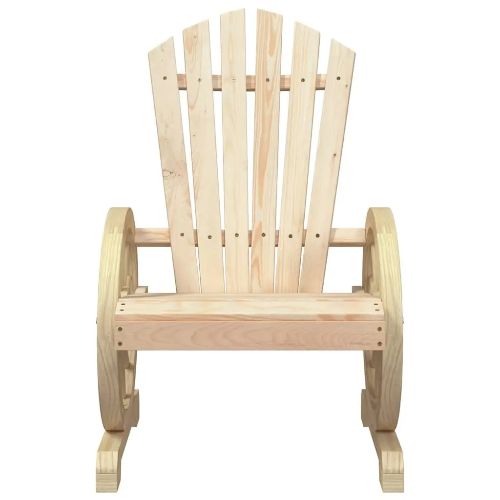Adirondack Chair Set for Outdoor Use 4 Piece Brown