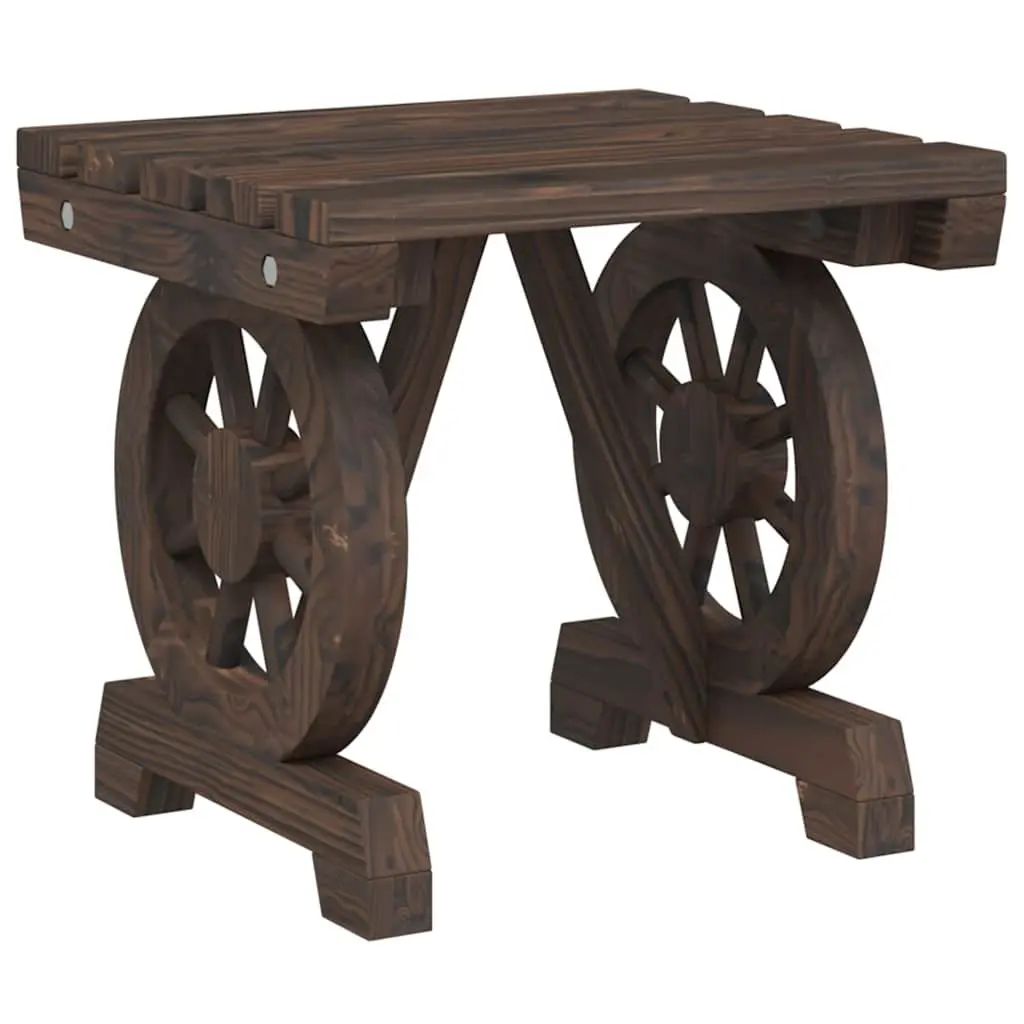 3 Piece Garden Lounge Set Outdoor Use Brown Fir Wood