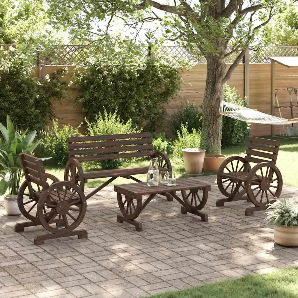 4 Piece Outdoor Lounge Set