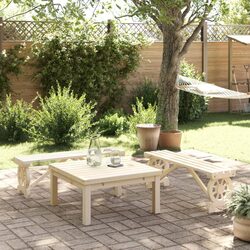 Specifications of Outdoor Garden Benches - Solid Fir Wood, 2 Pack