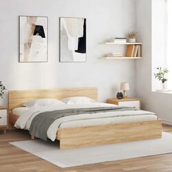 King Bed Frame Specifications: 183x203 cm with LED Lights