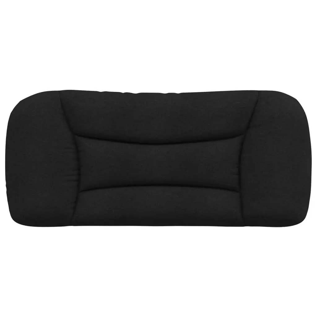 Black Fabric Headboard Cushion 90cm