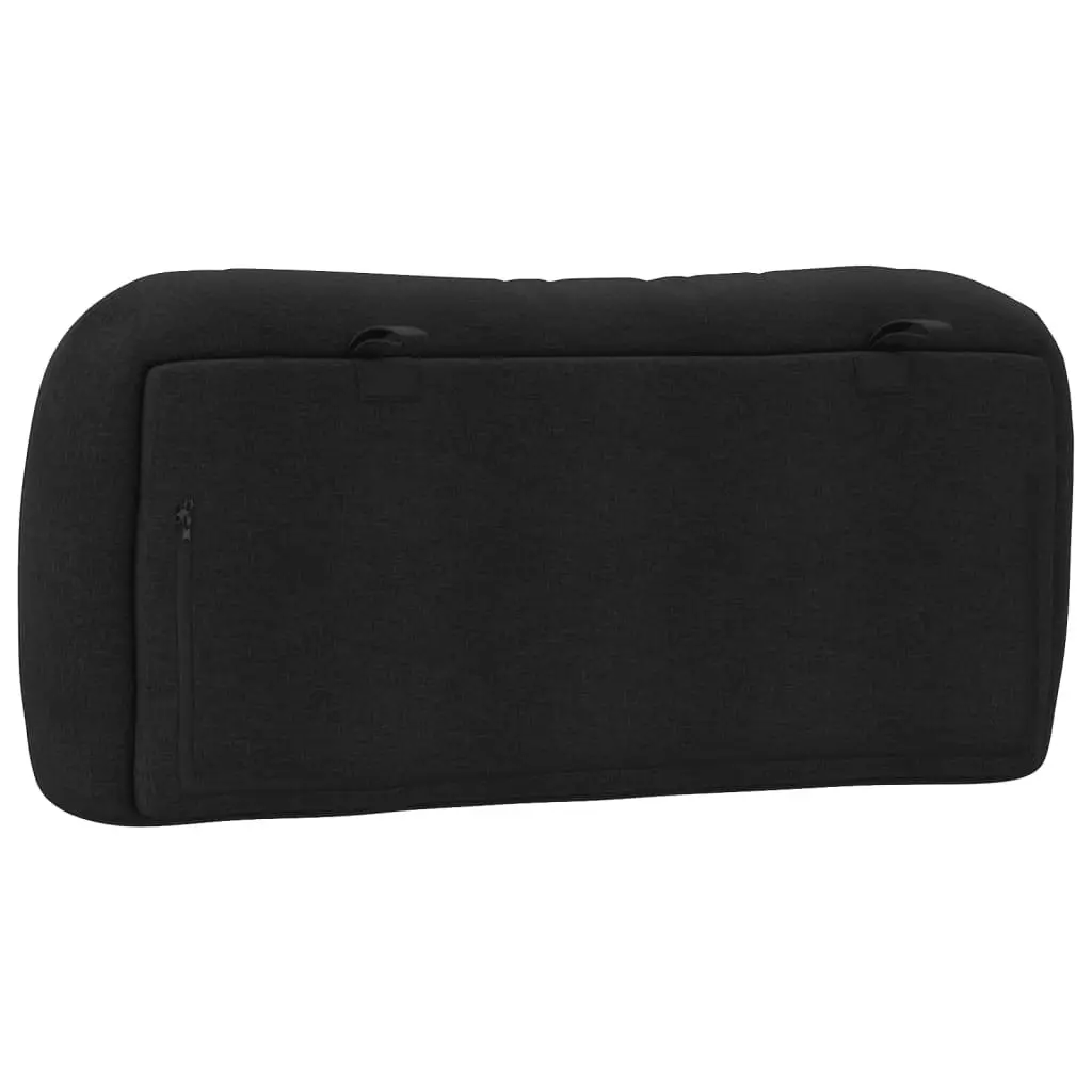 Black Fabric Headboard Cushion 90cm