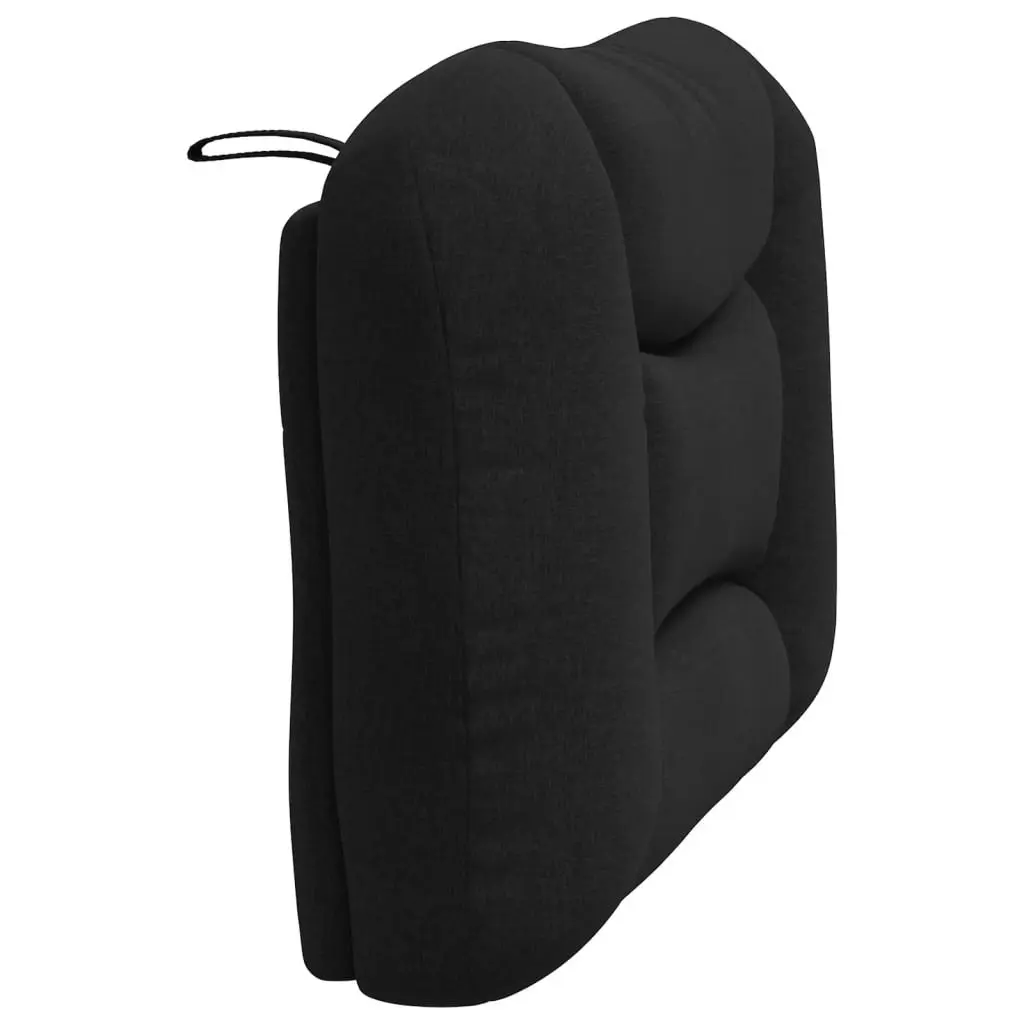 Black Fabric Headboard Cushion 90cm