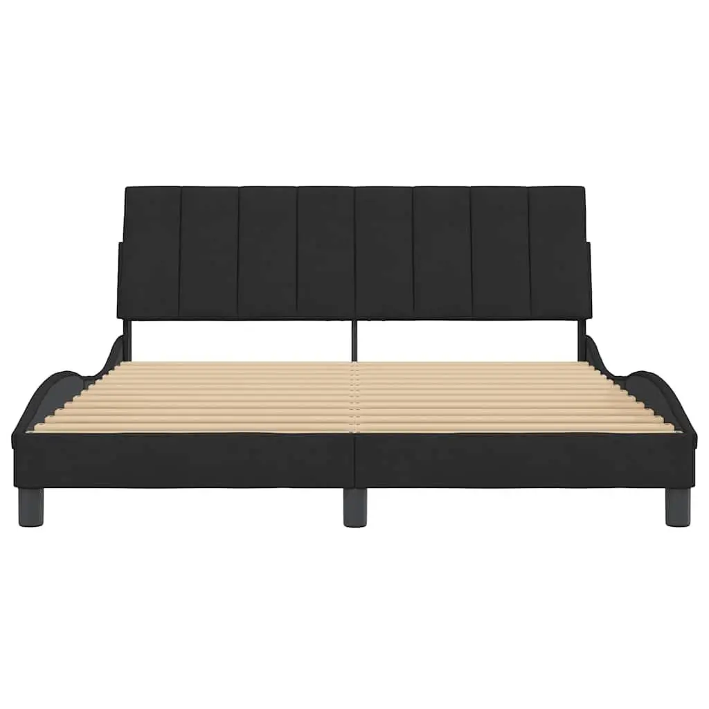 Black Velvet Queen Bed Frame