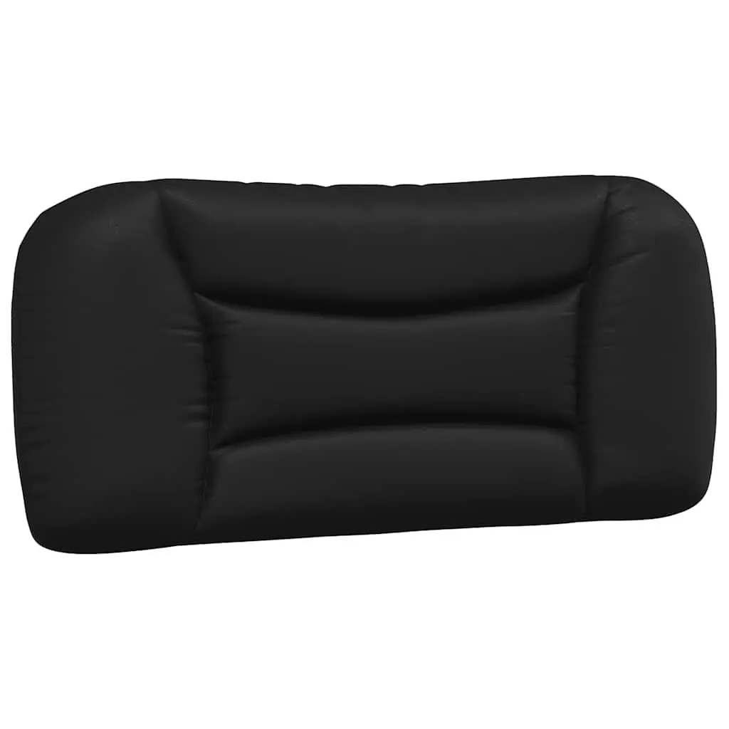 Bed Frame Black Faux Leather Headboard 90x190 cm Bedroom Furniture Slatted Base